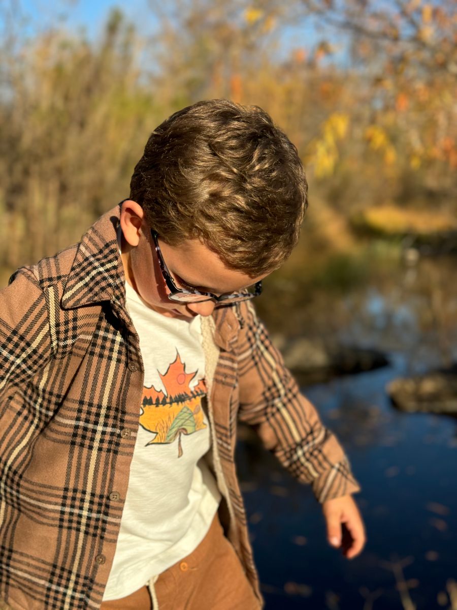 Brwn/Blk Plaid Shacket