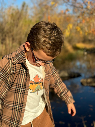 Brwn/Blk Plaid Shacket