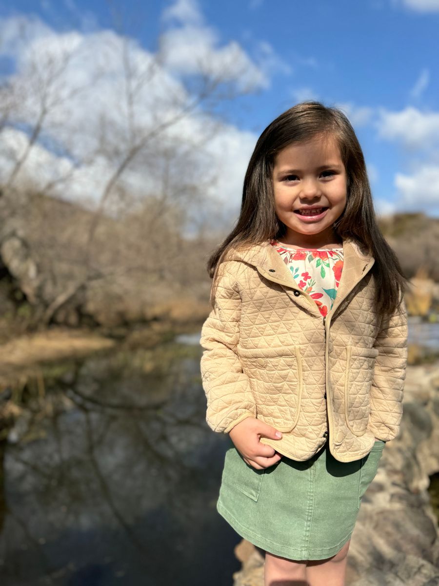 Quilted Jacket- Oatmeal