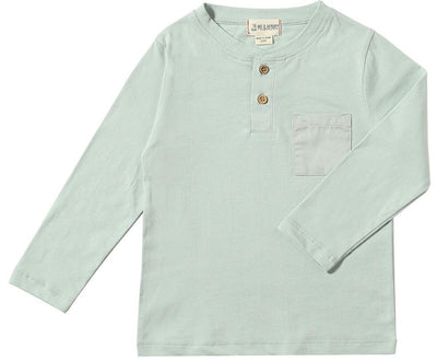 Pale Mint Henley