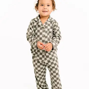 Pine Checkered Bamboo Pajamas