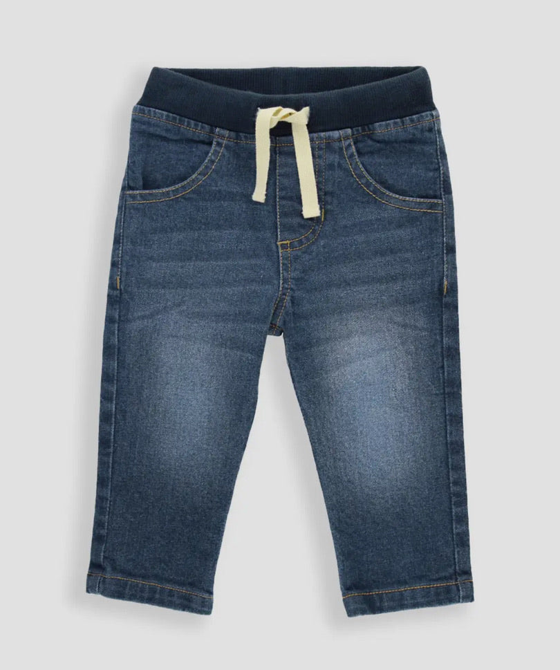 Boys Med. Wash Pull on Jeans