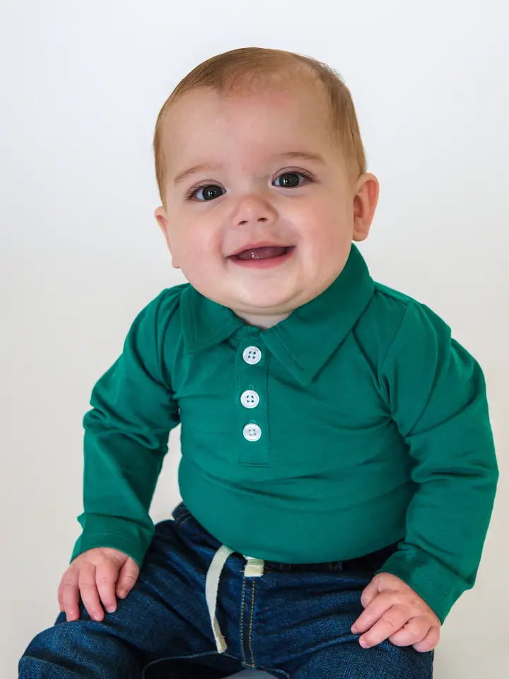Emerald Polo Bodysuit