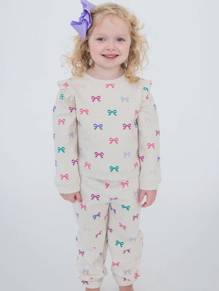 Flutter Sweatshirt Jogger Set