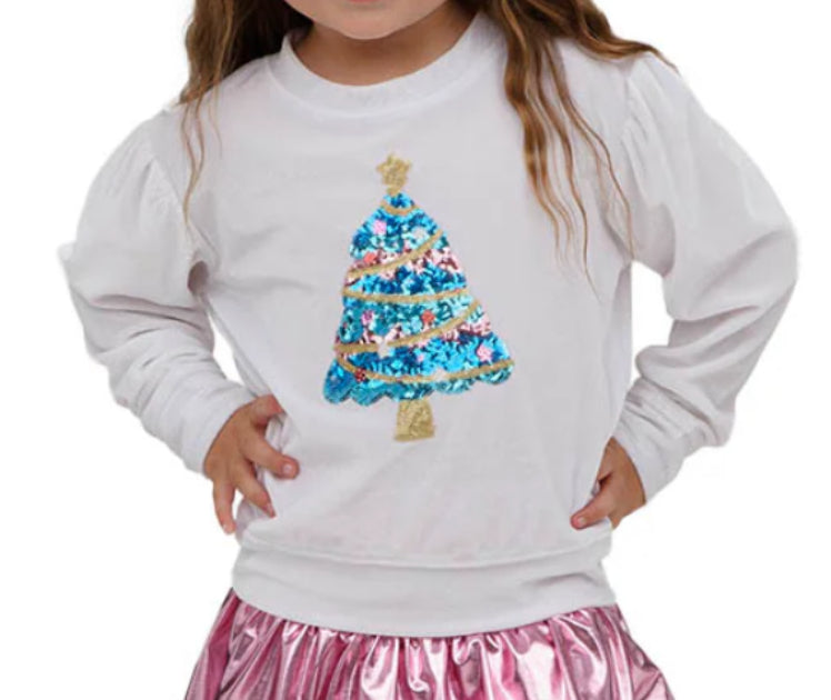 Sequin Tree Sweatshirt