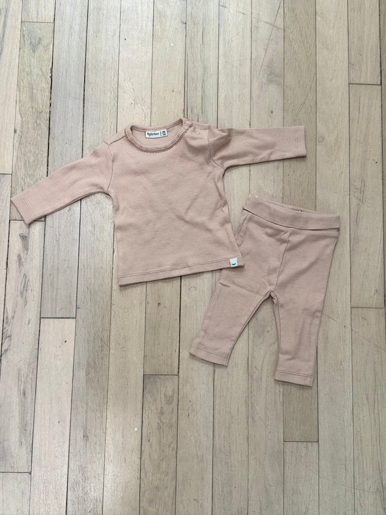 Pink Organic Cotton Set