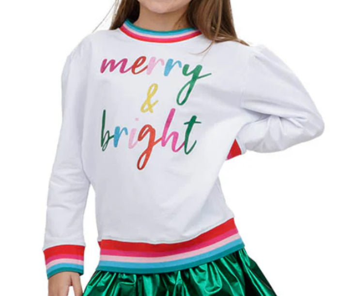 Glitter Merry & Bright Sweatshirt