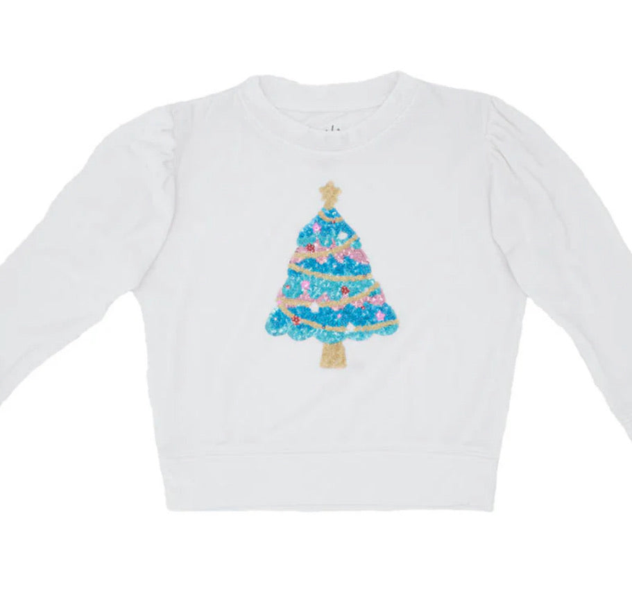 Sequin Tree Sweatshirt