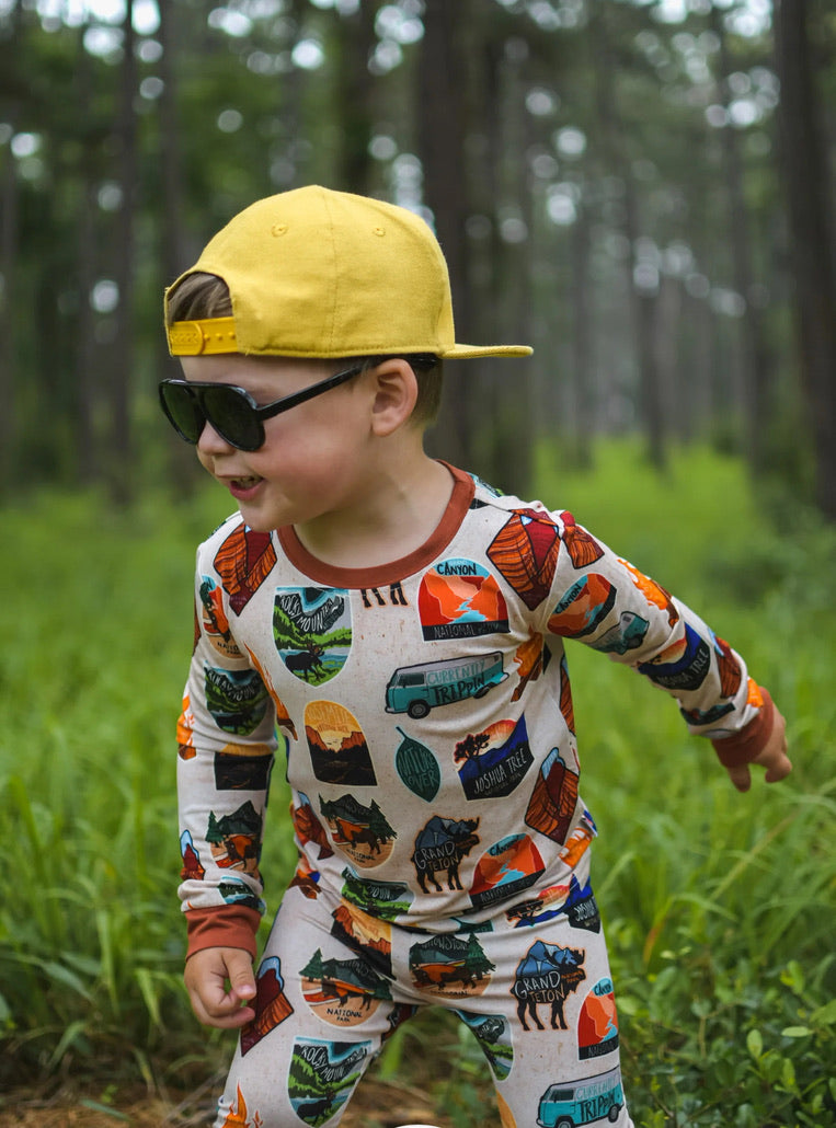 Tiny Traveler Bamboo Pjs
