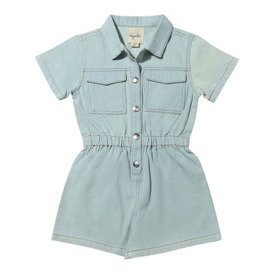 Denim Romper