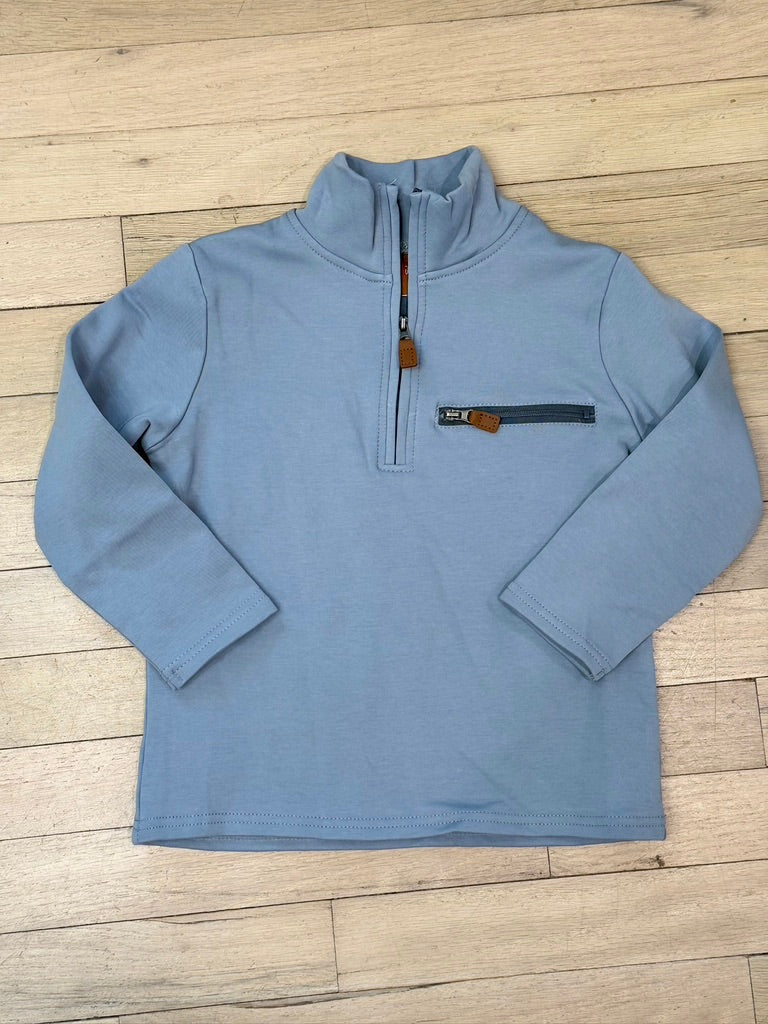 Kingston 1/4 Zip- Blue