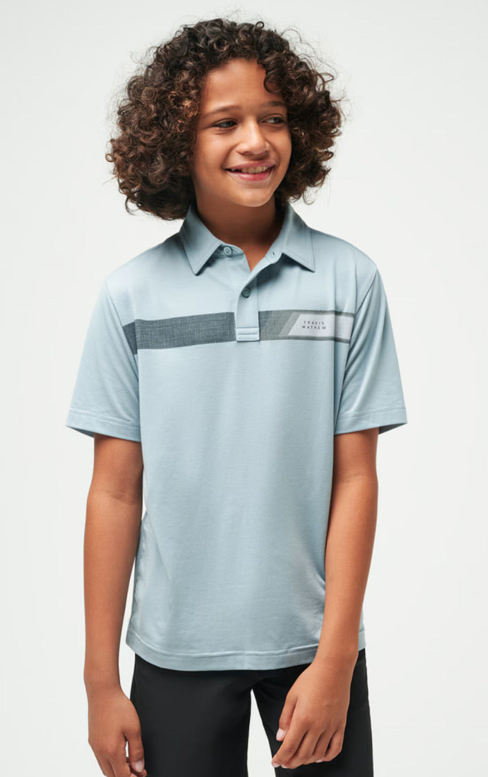 Travis Mathew Boys Dropping In Polo