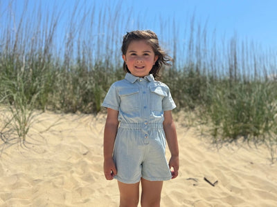 Denim Romper