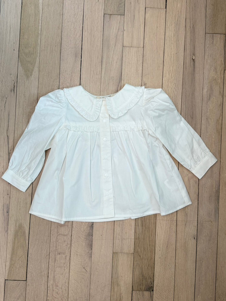 Ruffle Trim Blouse