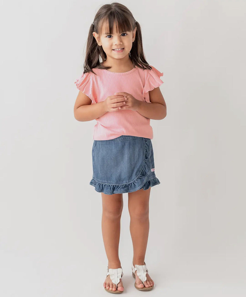 Denim Skort