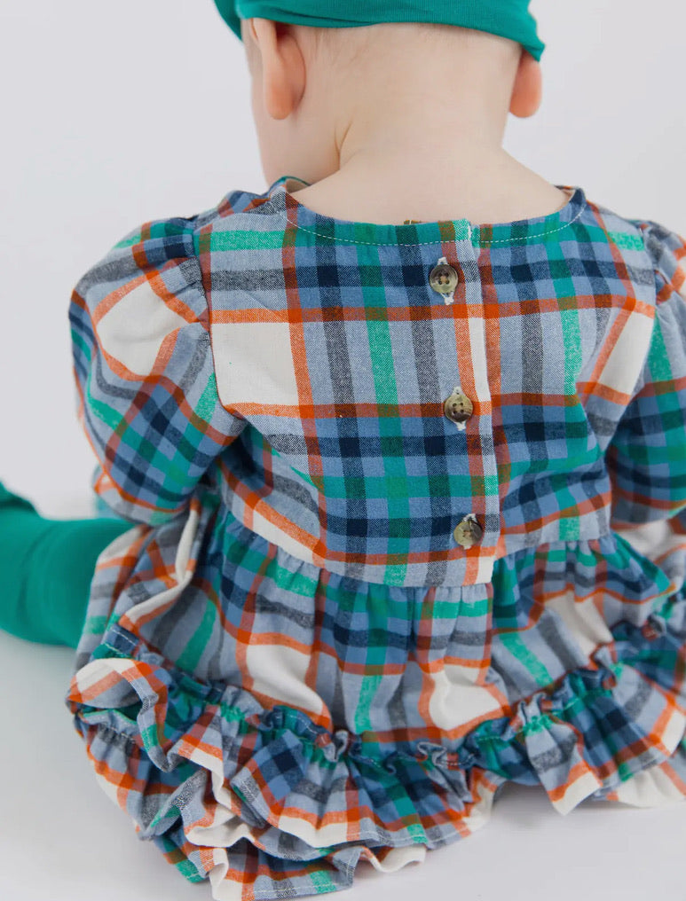 Plaid Longsleeve Bubble