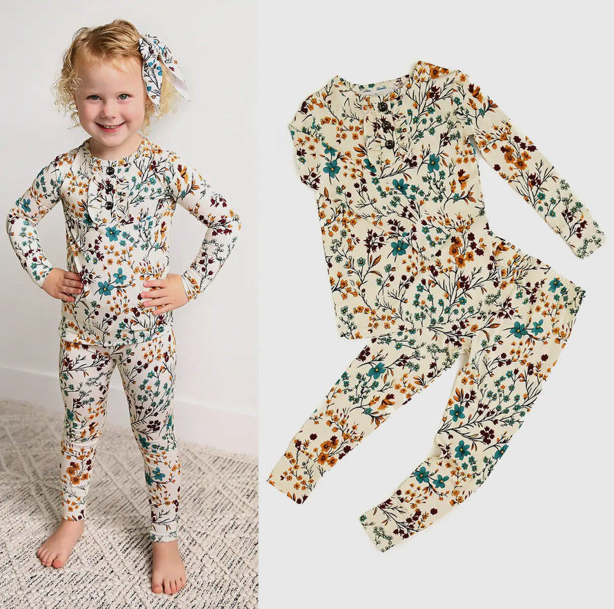 Maren Floral Bamboo Pajamas