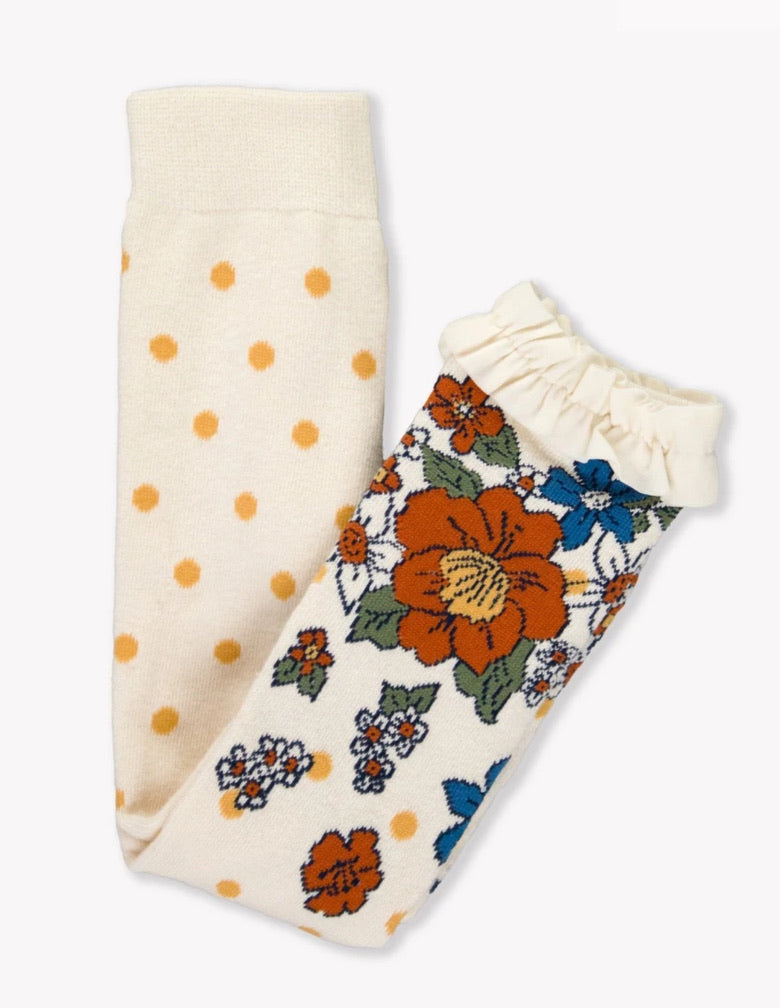 Harvest Floral Footless Tights