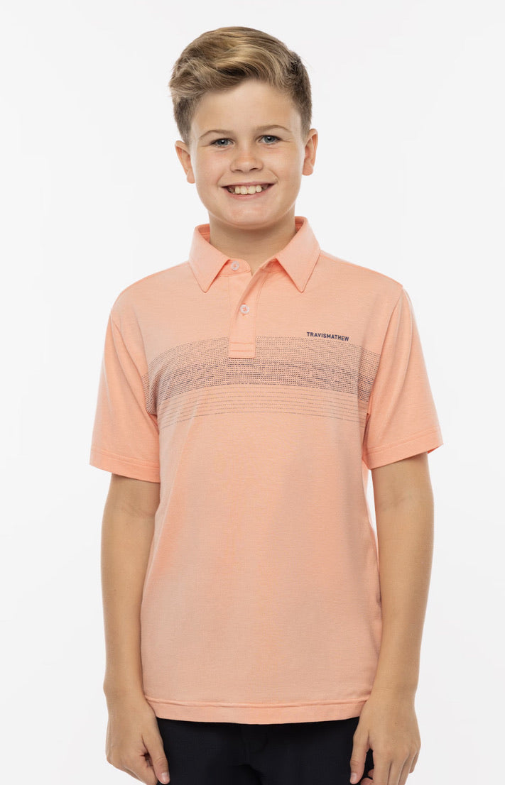 Travis Mathew Boys Mesa Polo