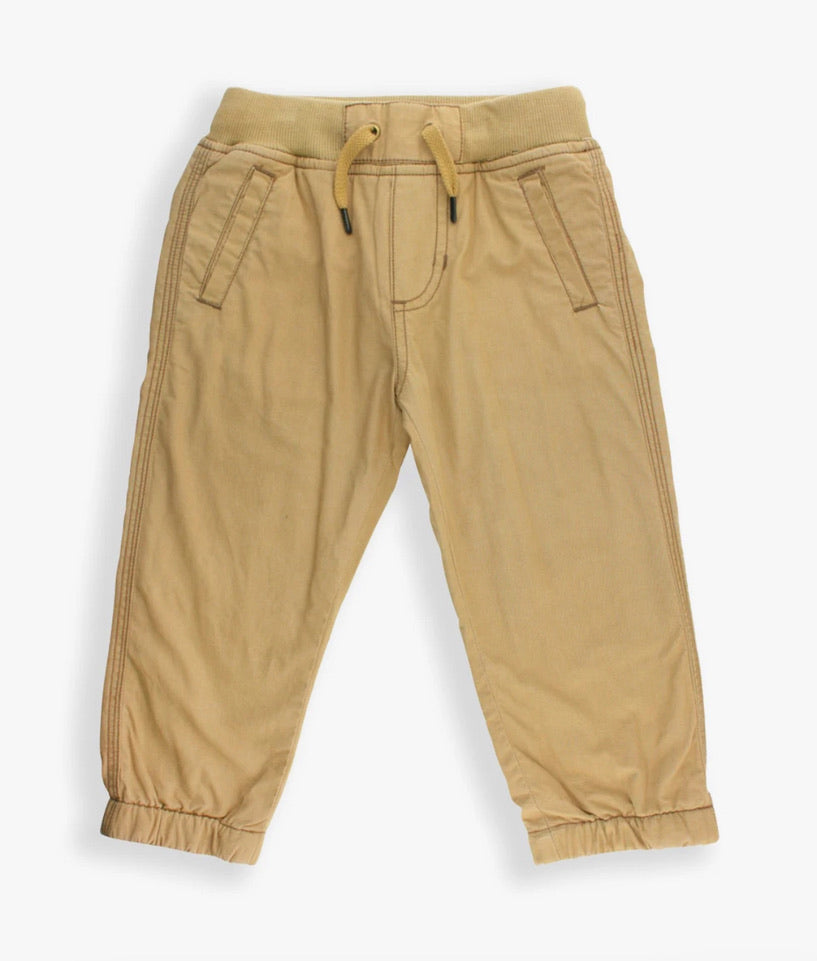 Khaki Jogger Pants