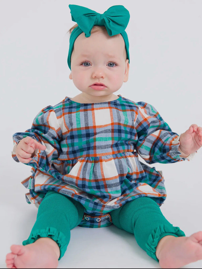 Plaid Longsleeve Bubble
