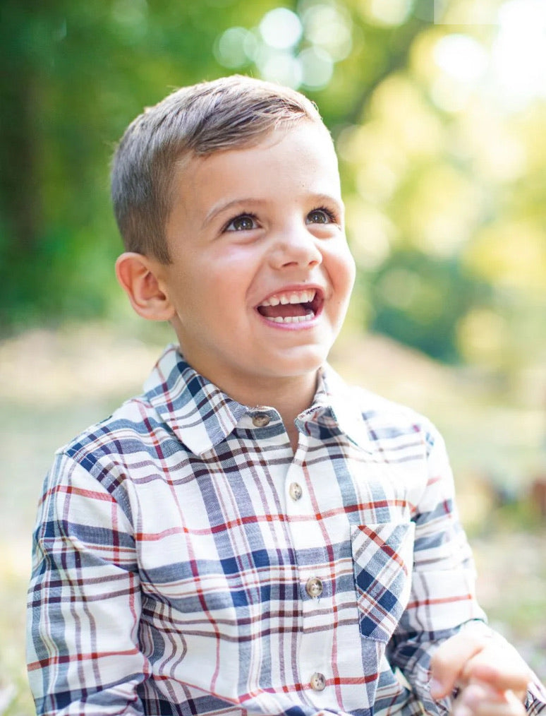 Harvest Plaid Button Down