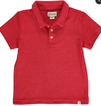 Red Terry  Polo