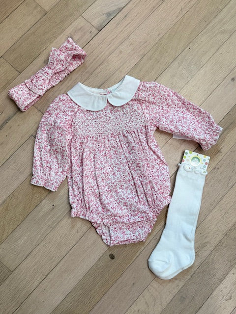 Fall Pink Woven Bubble Set