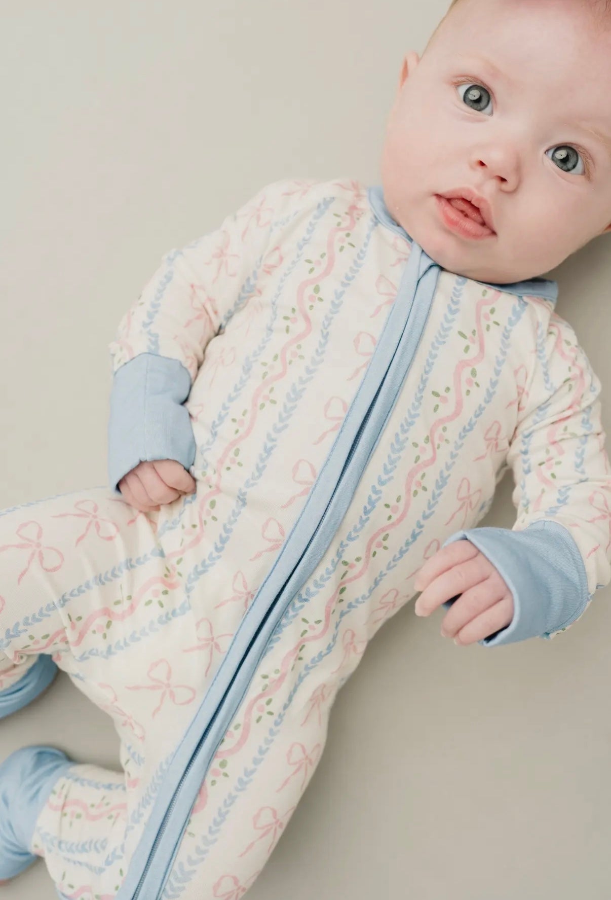 Ribbon Bows Bamboo Pajamas
