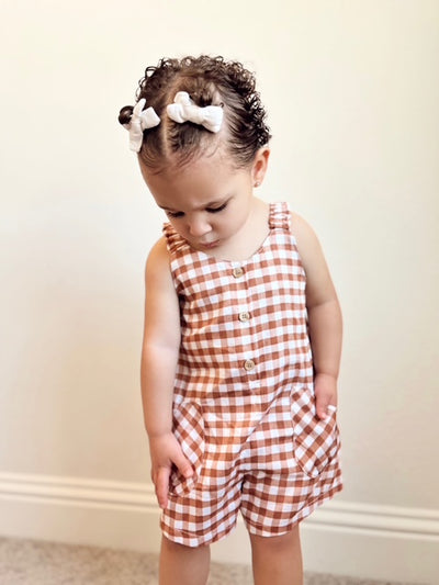Checkered Romper
