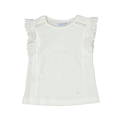 White Crochet Top