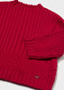 Red Mock Neck Sweater