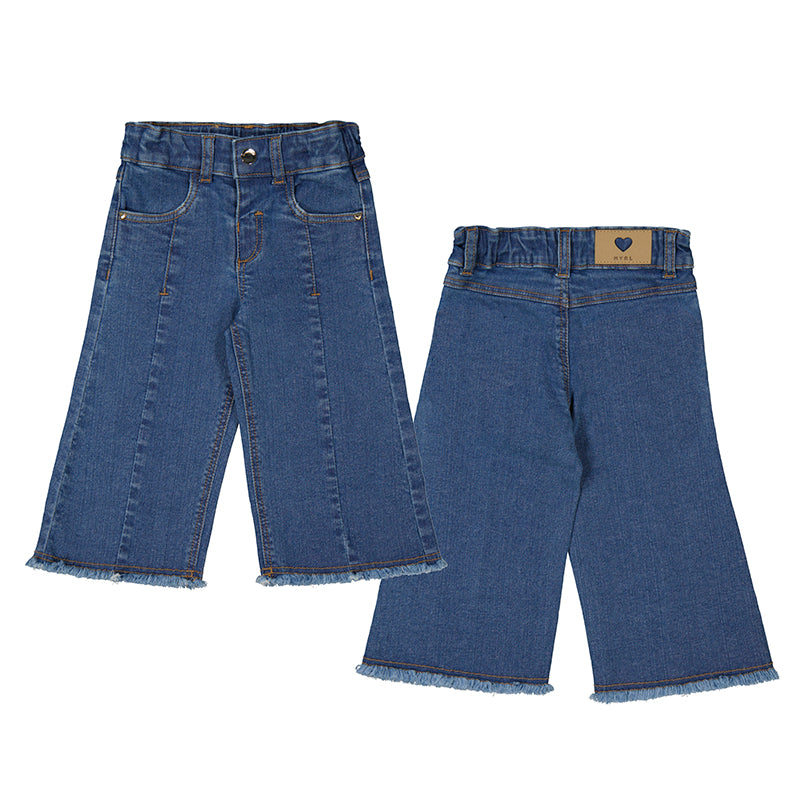 Wide Leg Girls Jeans