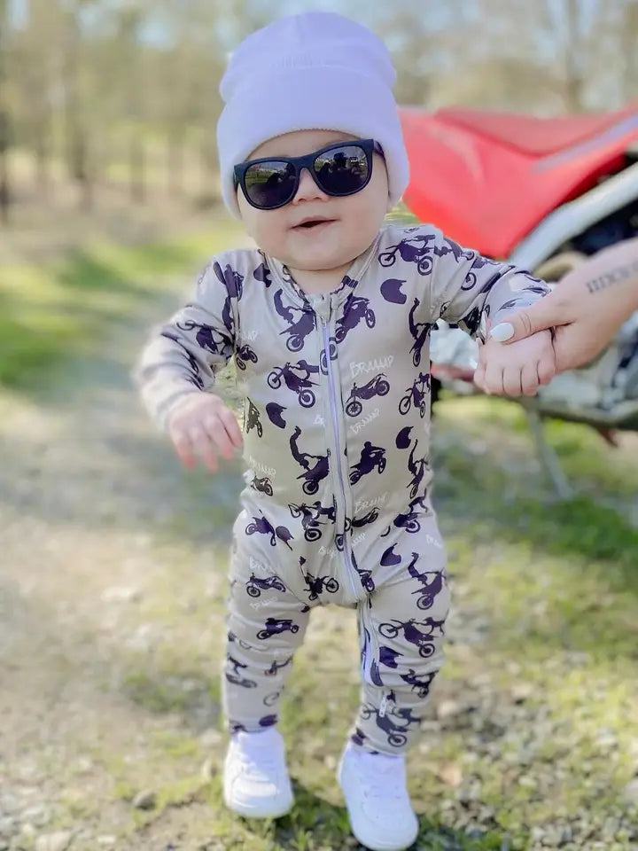 Dirt Bike Tricks Bamboo Pjs
