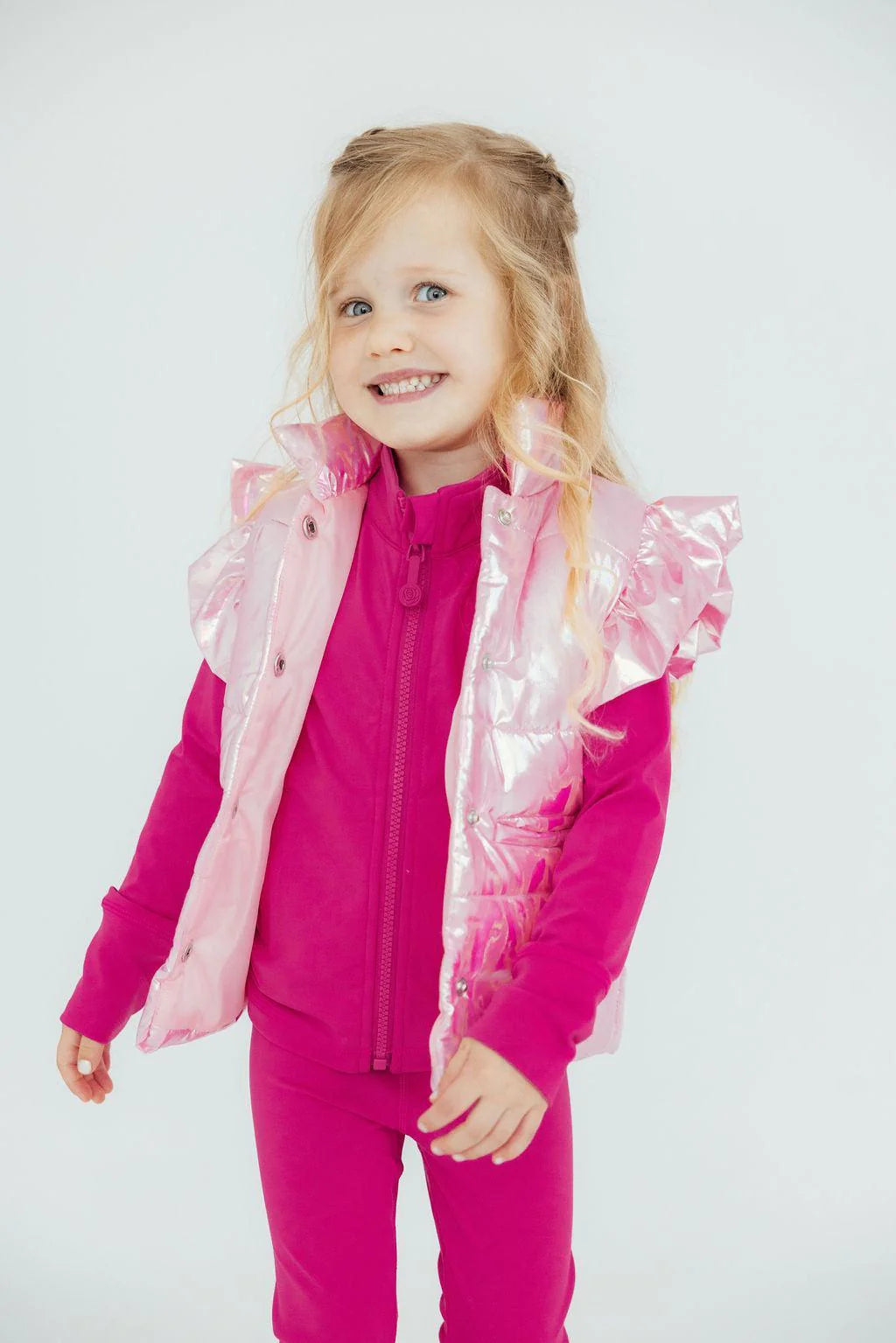Irredescent Puffer Vest