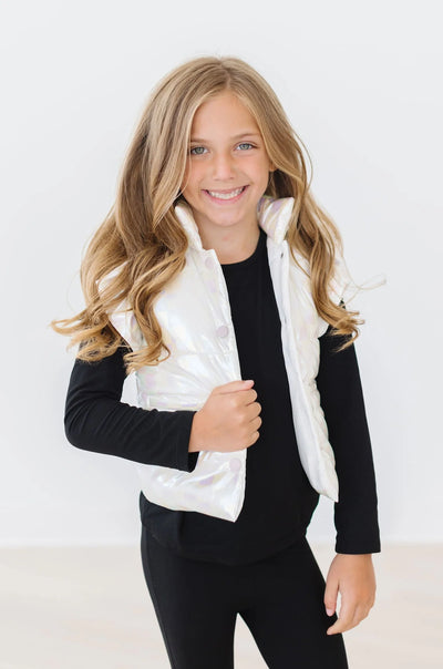 Irredescent Puffer Vest