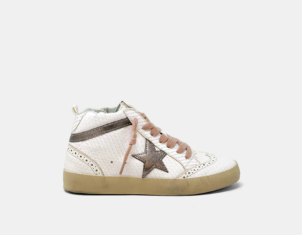 Paulina Shushop- Bone Snake Sneakers