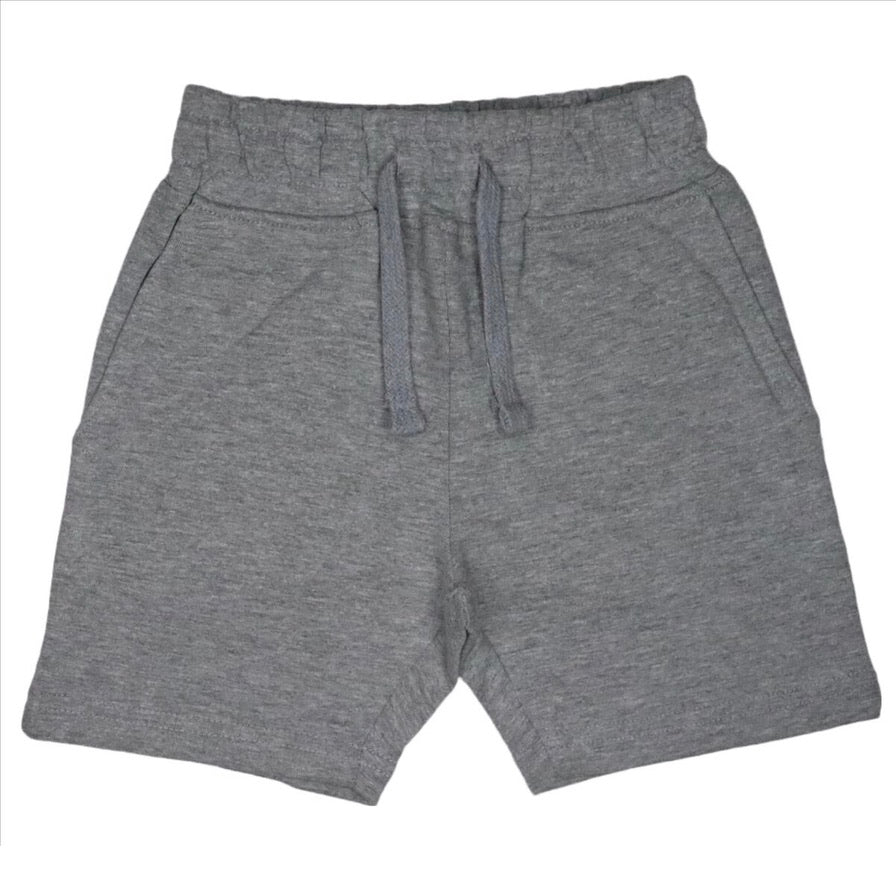 Heather Grey Solid Comfy Shorts