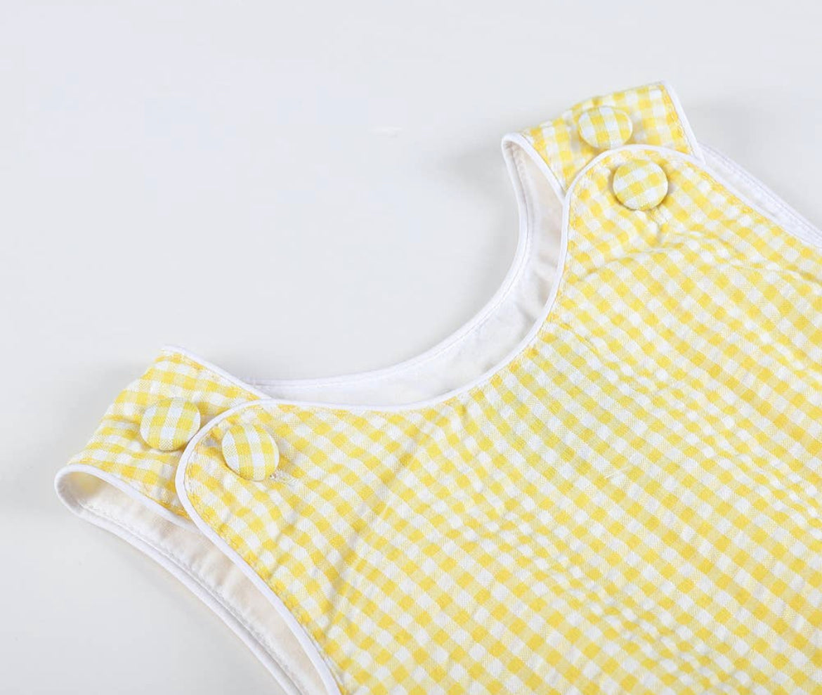 Classic Yellow Gingham Bubble